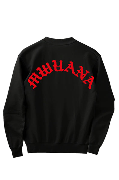 Happy People x Mwuana Top Rock Black Sweat