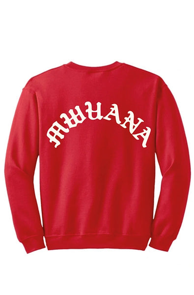 Happy People x Mwuana Top Rock Red Sweat