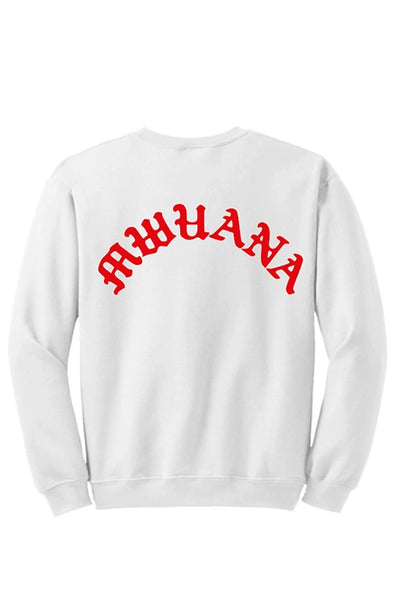 Happy People x Mwuana Top Rock White Sweat
