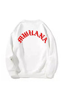 Happy People x Mwuana Top Rock White Sweat
